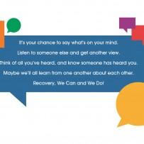 Collaborative for Recovery Dialogue flyer